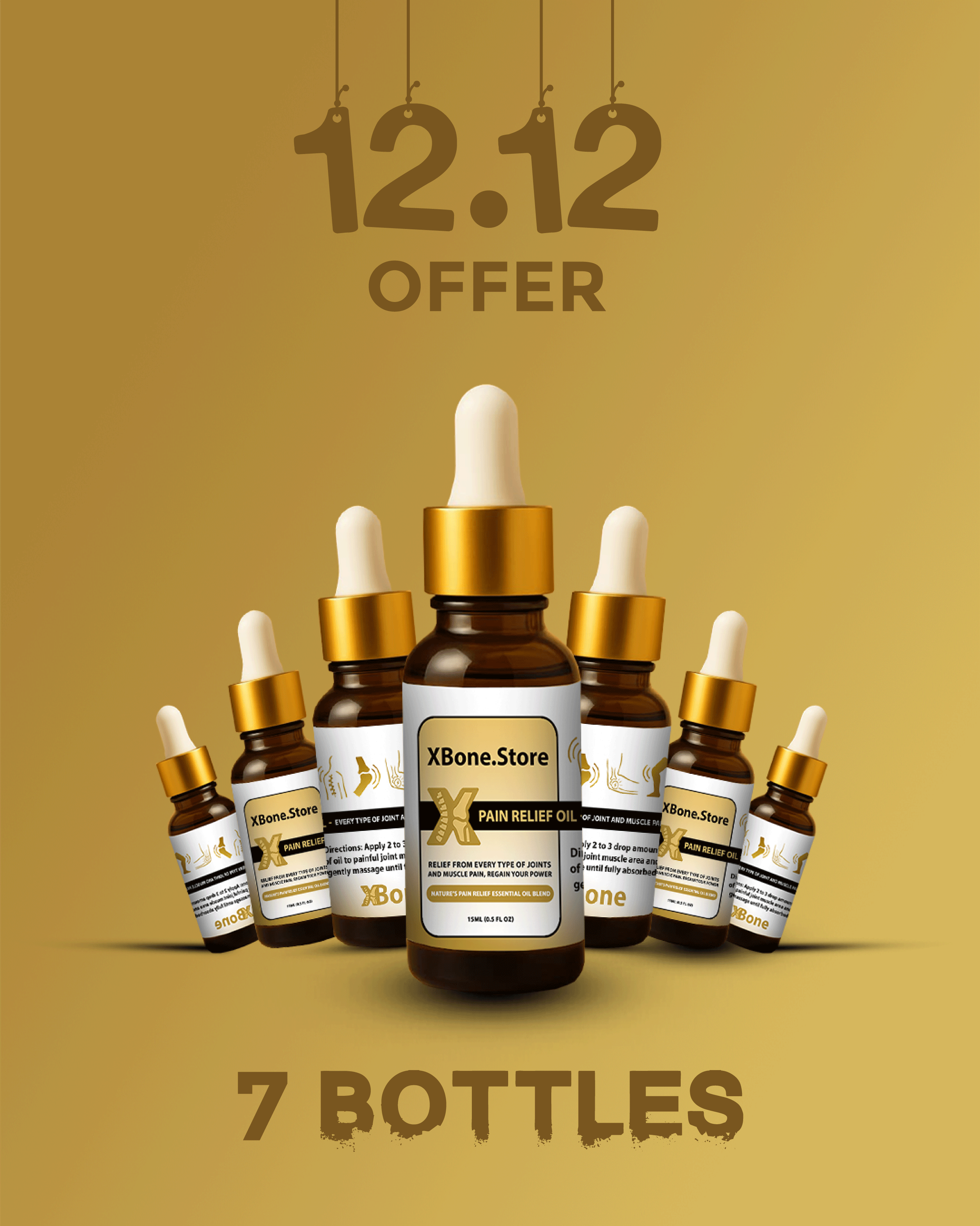 XBone Pain Relief Oil - Rebuild Your Bones